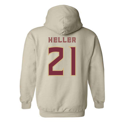 FSU - NCAA Softball : Marin Heller - Replica Shersey Hooded Sweatshirt-1