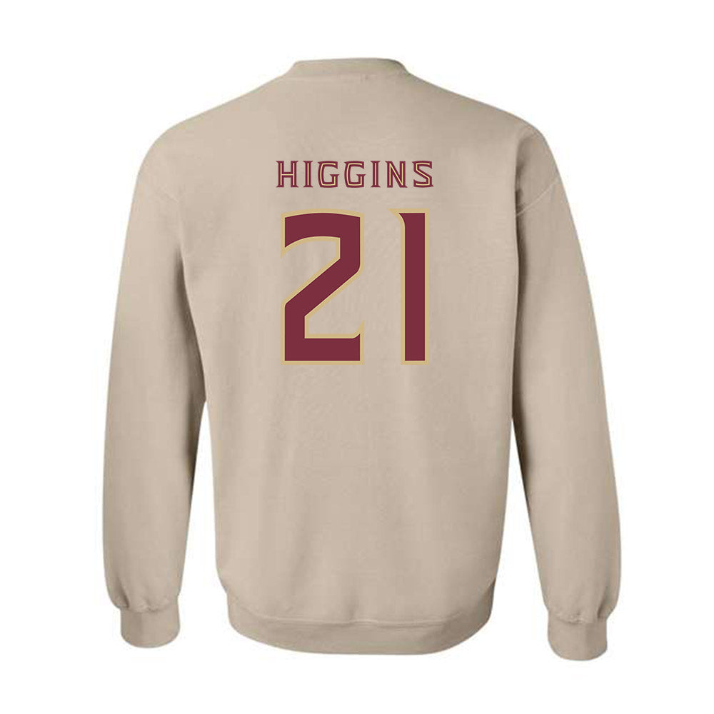 FSU - NCAA Beach Volleyball : Bailey Higgins - Replica Shersey Crewneck Sweatshirt-1