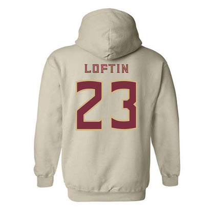 FSU - NCAA Football : Chase Loftin - Replica Shersey Hooded Sweatshirt-1
