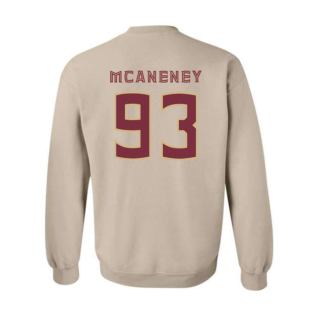 FSU - NCAA Football : Conor McAneney - Replica Shersey Crewneck Sweatshirt-1