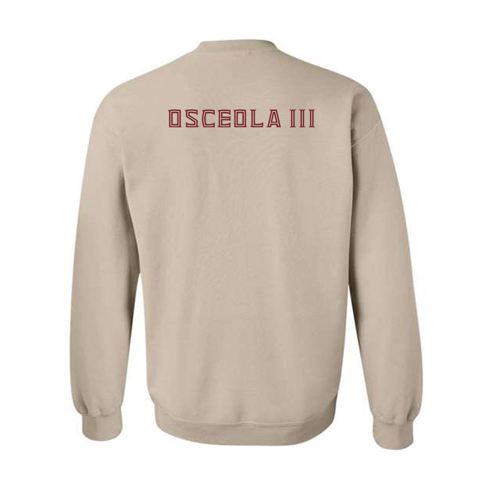 FSU - NCAA Baseball : OB Osceola III - Replica Shersey Crewneck Sweatshirt-1