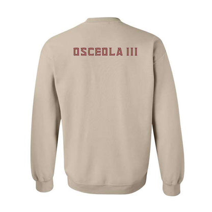 FSU - NCAA Baseball : OB Osceola III - Replica Shersey Crewneck Sweatshirt-1