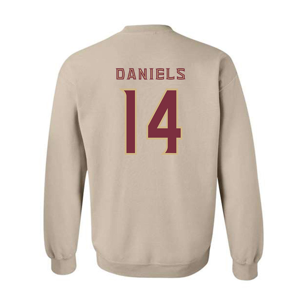 FSU - NCAA Football : Ashton Daniels - Replica Shersey Crewneck Sweatshirt-1