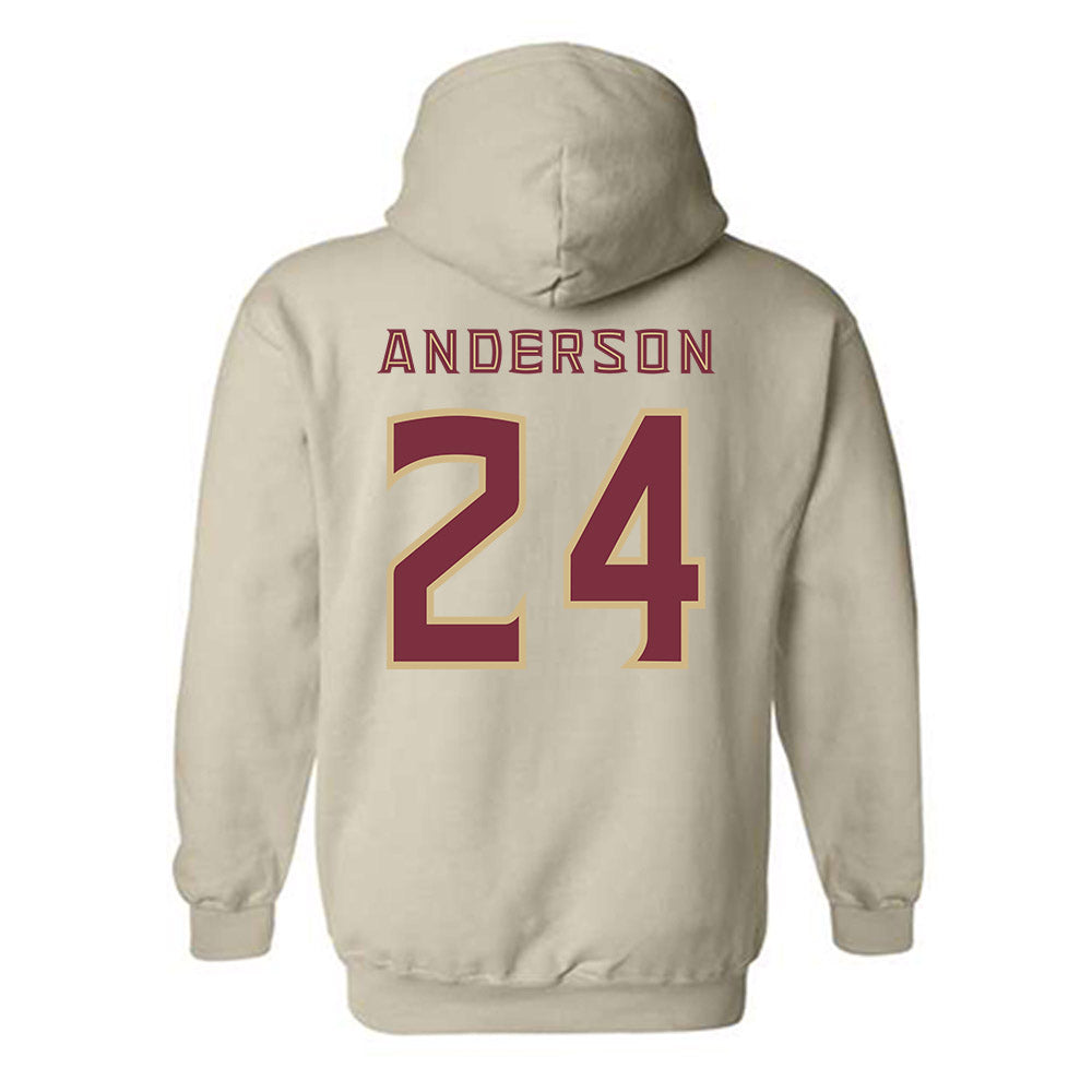 FSU - NCAA Women's Soccer : ashlyn anderson - Replica Shersey Hooded Sweatshirt-1