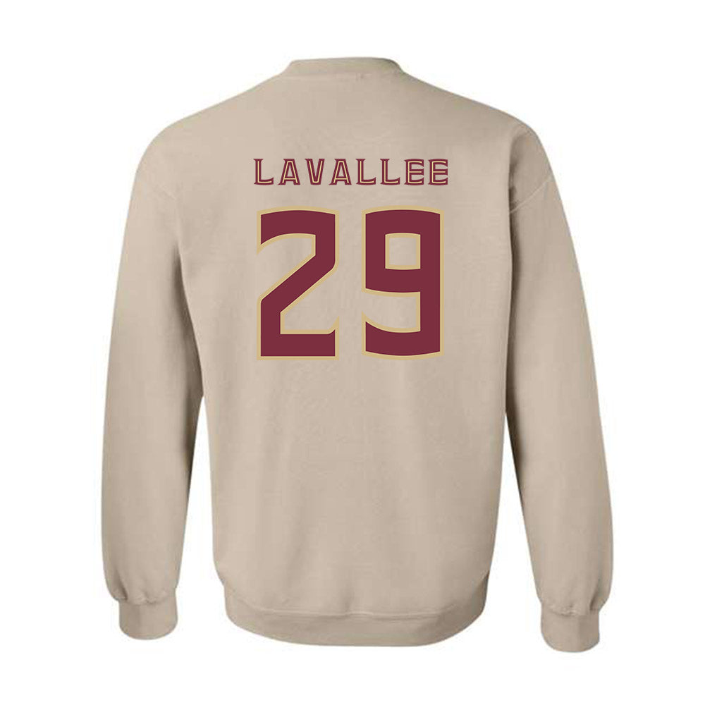 FSU - NCAA Football : Caleb LaVallee - Replica Shersey Crewneck Sweatshirt-1