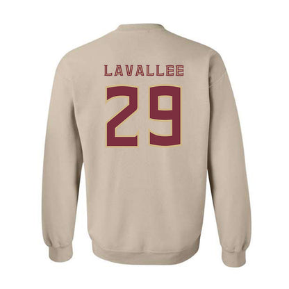 FSU - NCAA Football : Caleb LaVallee - Replica Shersey Crewneck Sweatshirt-1