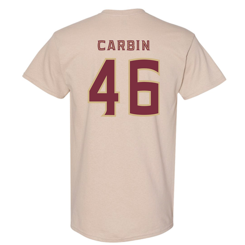 FSU - NCAA Football : Chris Carbin - Replica Shersey T-Shirt-1
