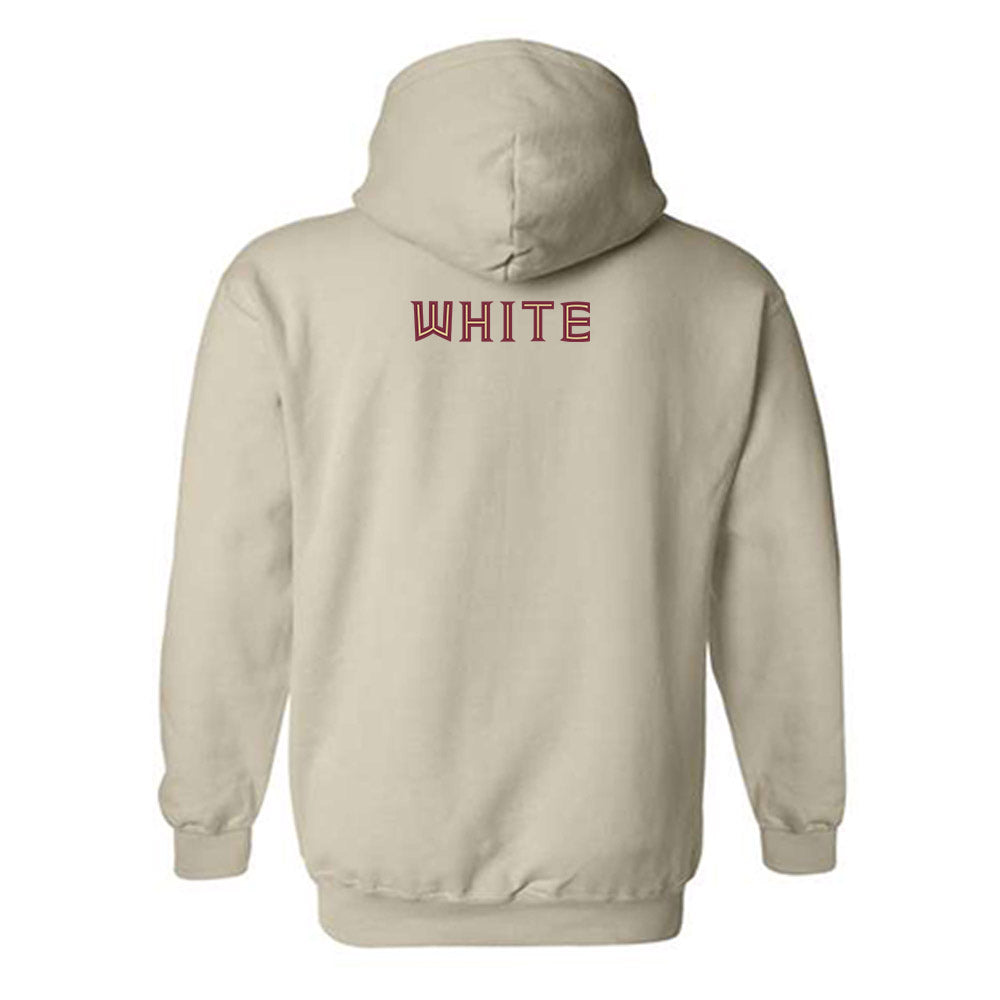 FSU - NCAA Men's Track & Field : Trace White - Replica Shersey Hooded Sweatshirt-1