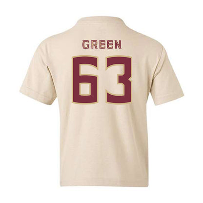 FSU - NCAA Football : Jakobe Green - Replica Shersey Youth T-Shirt-1