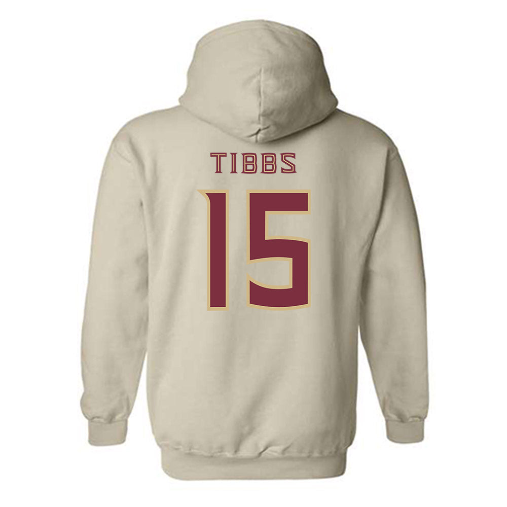FSU - NCAA Women's Lacrosse : Mary Tibbs - Replica Shersey Hooded Sweatshirt-1