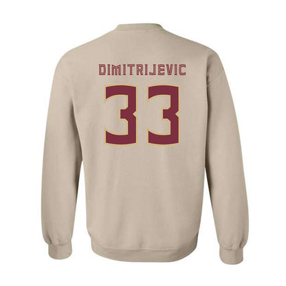 FSU - NCAA Softball : Lisabella Dimitrijevic - Replica Shersey Crewneck Sweatshirt-1