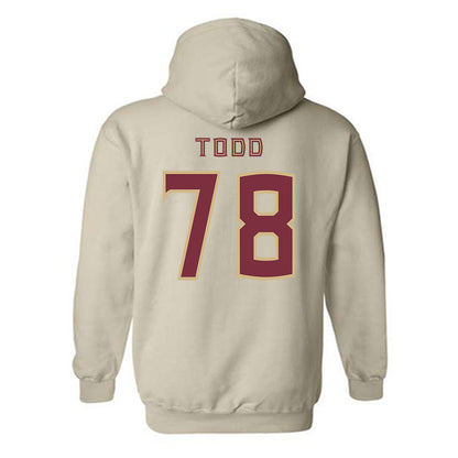 FSU - NCAA Football : Jayden Todd - Replica Shersey Hooded Sweatshirt-1