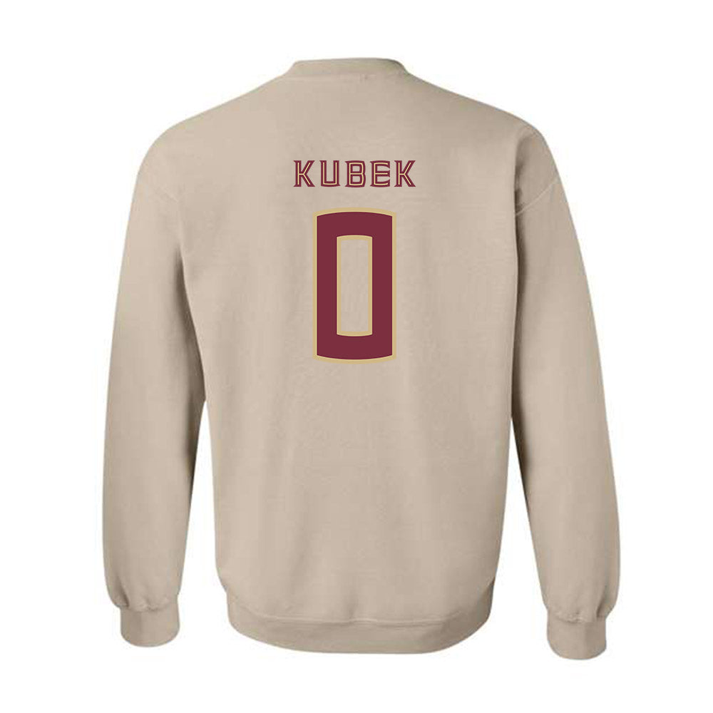 FSU - NCAA Women's Basketball : Allorie Kubek - Replica Shersey Crewneck Sweatshirt-1