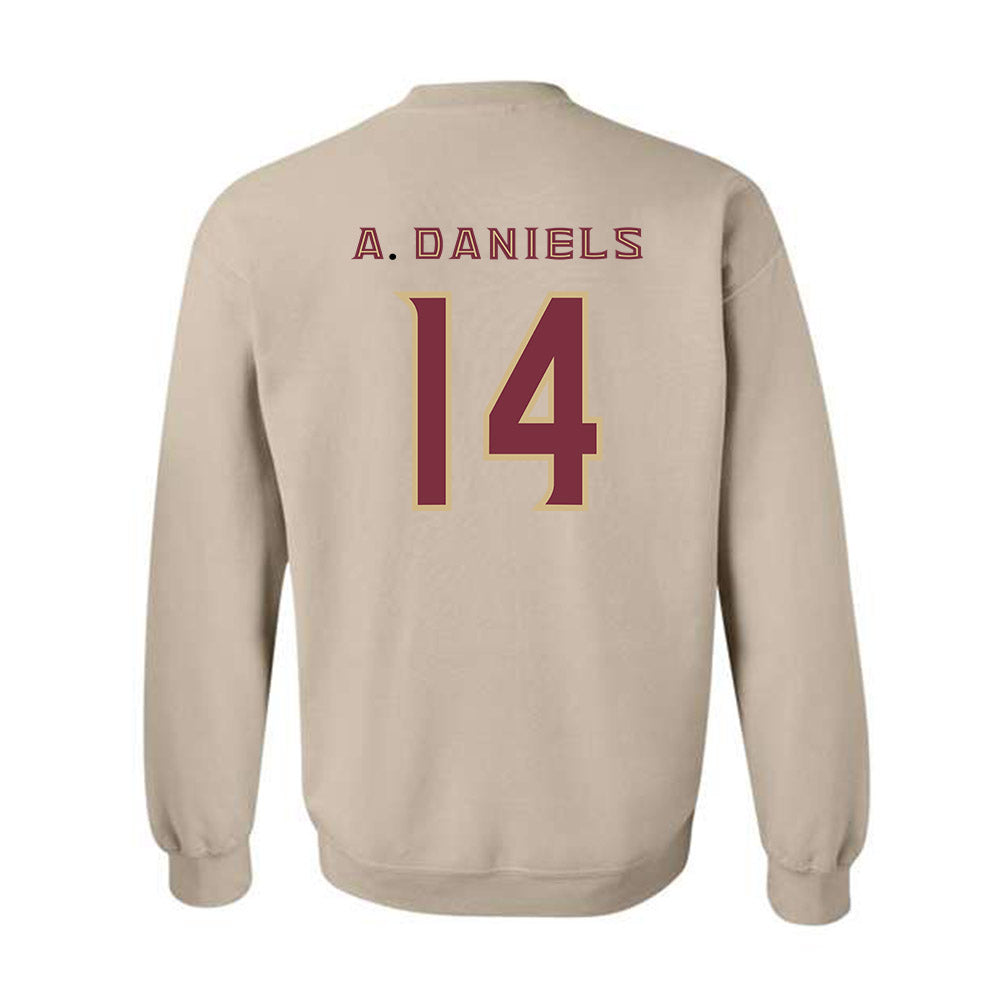 FSU - NCAA Football : Ashton Daniels - Replica Shersey Crewneck Sweatshirt-1