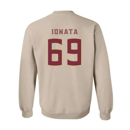 FSU - NCAA Football : Mike Ionata - Replica Shersey Crewneck Sweatshirt-1
