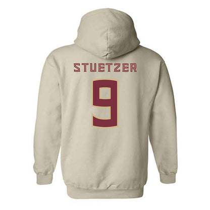 FSU - NCAA Baseball : John Stuetzer - Replica Shersey Hooded Sweatshirt-1