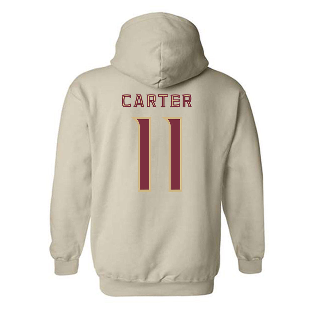 FSU - NCAA Football : Devin Carter - Replica Shersey Hooded Sweatshirt-1