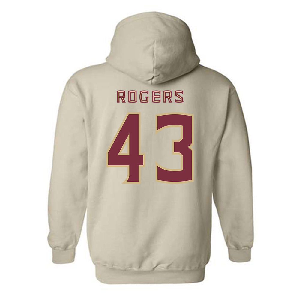 FSU - NCAA Football : Trent Rogers - Replica Shersey Hooded Sweatshirt-1