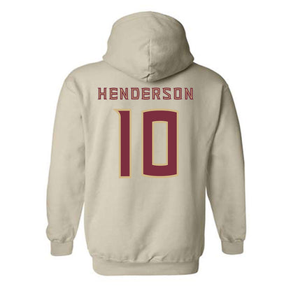 FSU - NCAA Women's Soccer : Ashley Henderson - Replica Shersey Hooded Sweatshirt-1