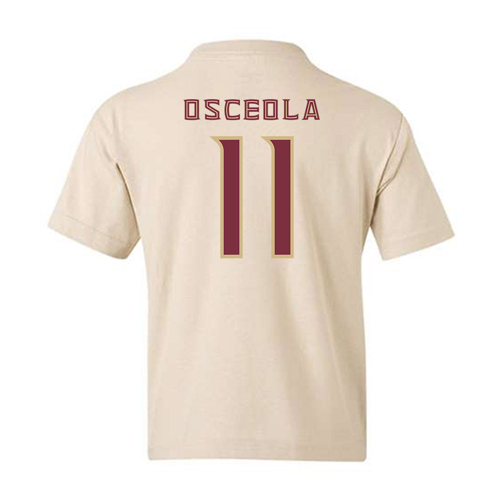 FSU - NCAA Men's Basketball : Xavier Osceola - Replica Shersey Youth T-Shirt-1