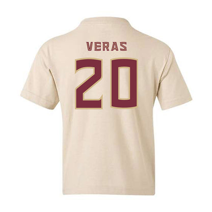 FSU - NCAA Baseball : Genson Veras - Replica Shersey Youth T-Shirt-1