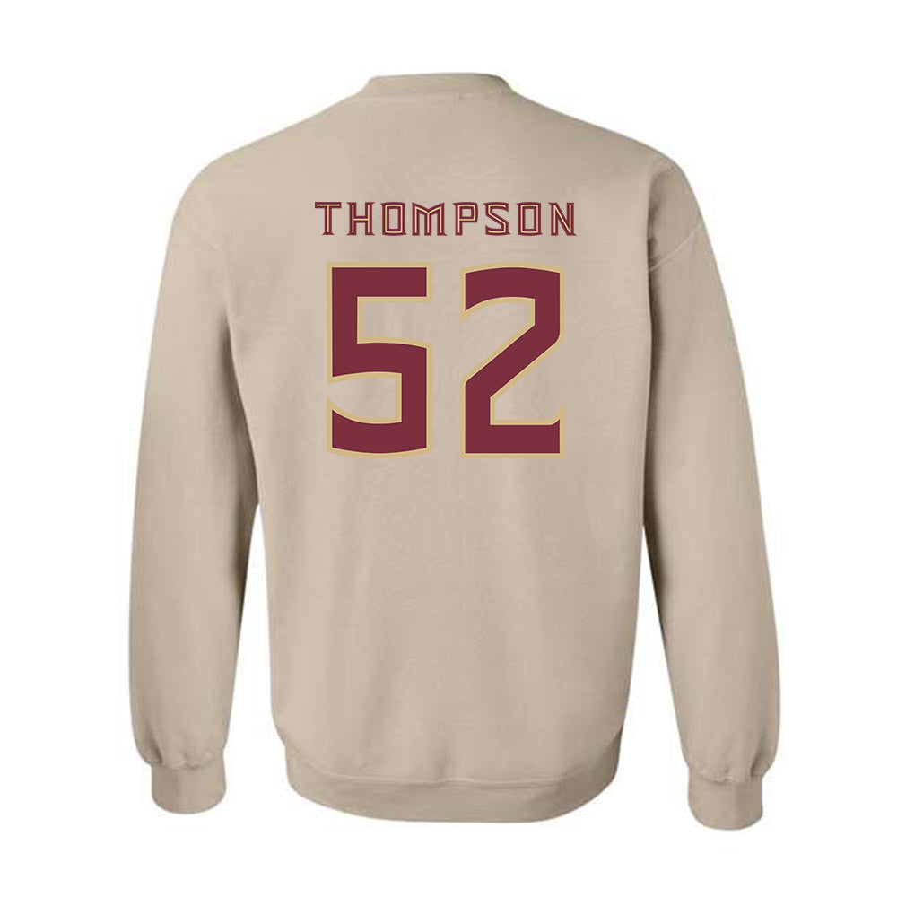 FSU - NCAA Football : Chavez Thompson - Replica Shersey Crewneck Sweatshirt-1