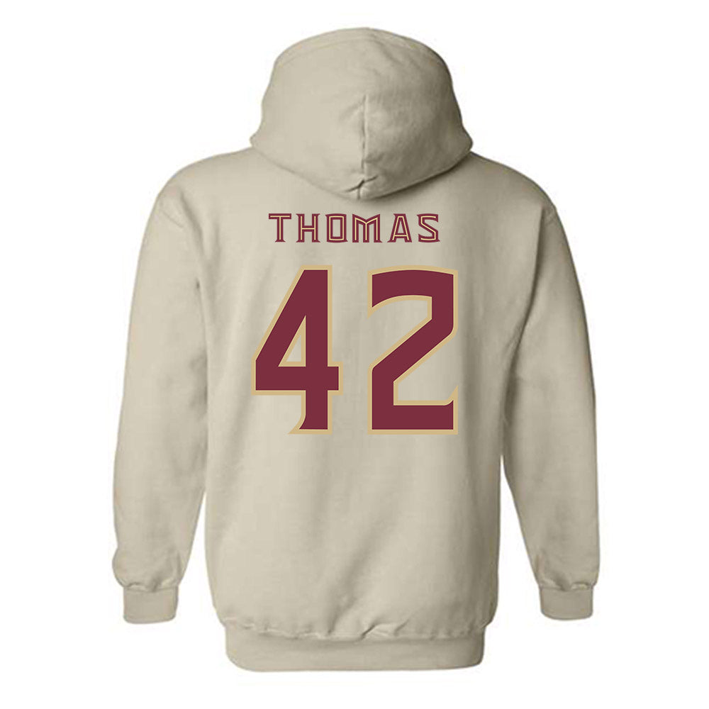 FSU - NCAA Football : Chris Thomas - Replica Shersey Hooded Sweatshirt-1