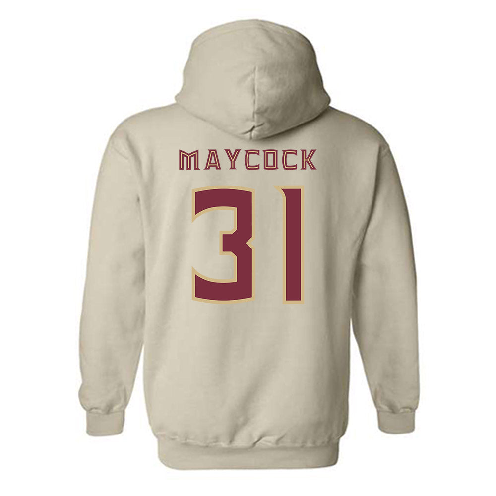 FSU - NCAA Football : Karon Maycock - Replica Shersey Hooded Sweatshirt-1