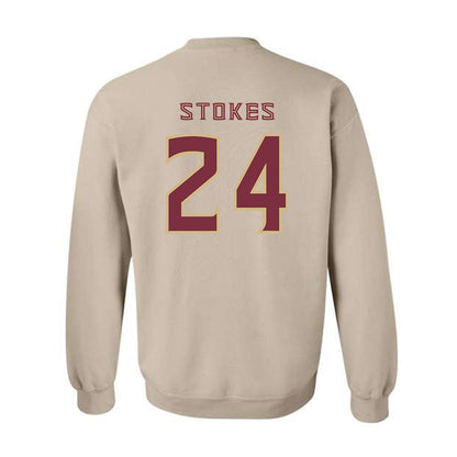 FSU - NCAA Baseball : Cole Stokes - Replica Shersey Crewneck Sweatshirt-1