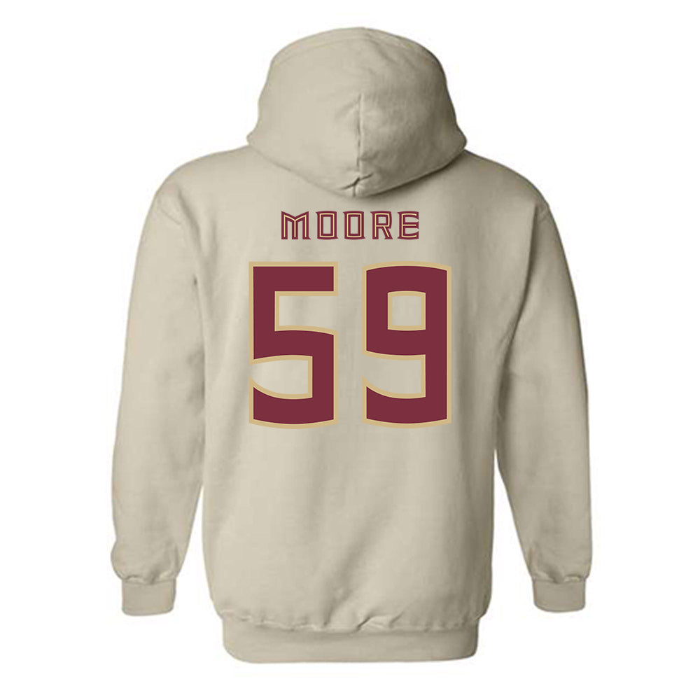 FSU - NCAA Football : Steven Moore - Replica Shersey Hooded Sweatshirt-1
