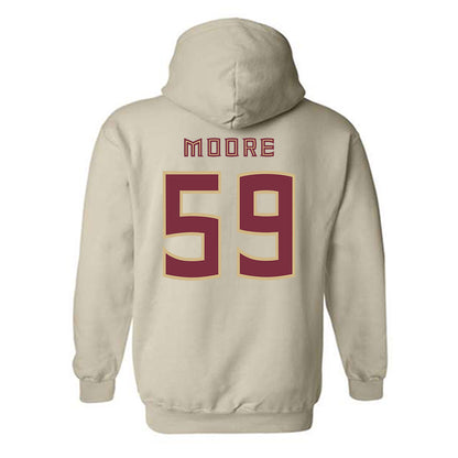 FSU - NCAA Football : Steven Moore - Replica Shersey Hooded Sweatshirt-1
