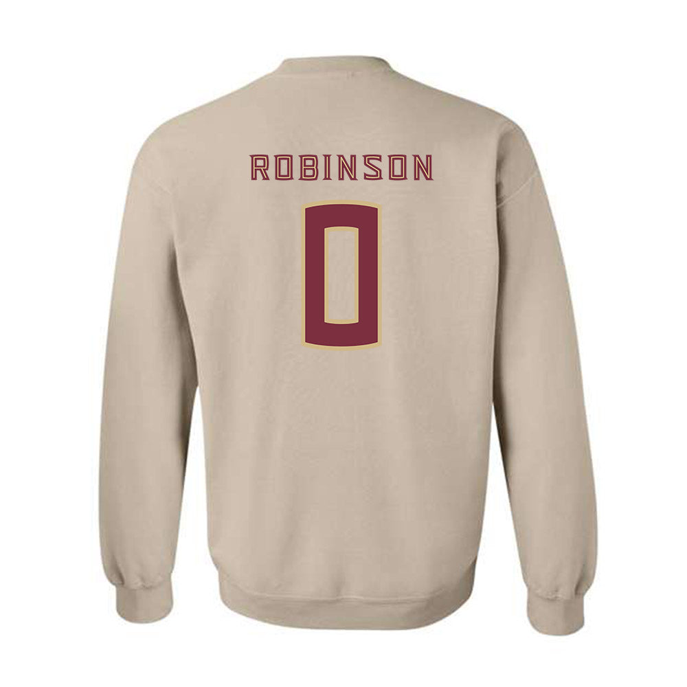FSU - NCAA Football : Duce Robinson - Replica Shersey Crewneck Sweatshirt-1