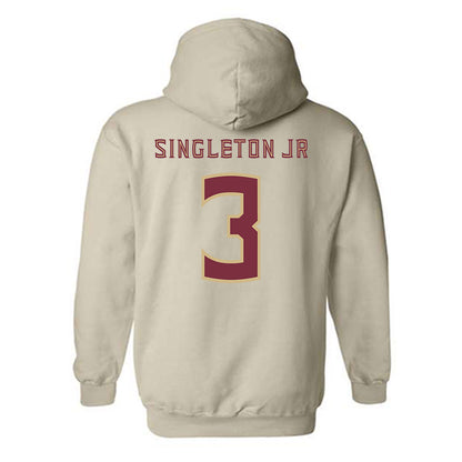 FSU - NCAA Football : Samuel Singleton Jr - Replica Shersey Hooded Sweatshirt-1