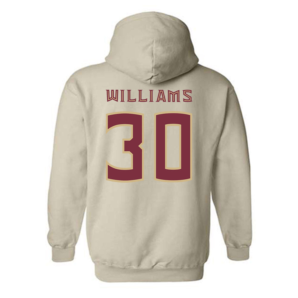 FSU - NCAA Football : Izayia Williams - Replica Shersey Hooded Sweatshirt-1