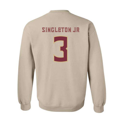 FSU - NCAA Football : Samuel Singleton Jr - Replica Shersey Crewneck Sweatshirt-1