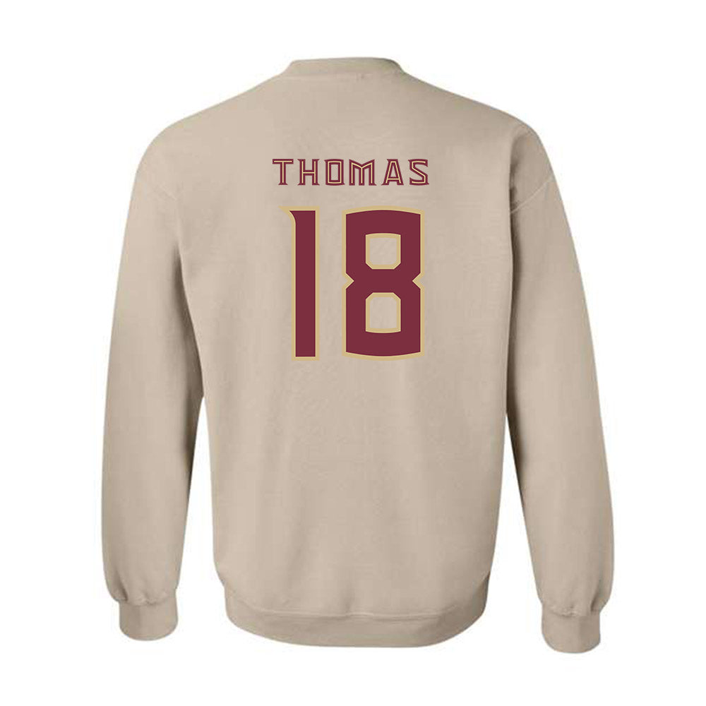 FSU - NCAA Football : Landen Thomas - Replica Shersey Crewneck Sweatshirt