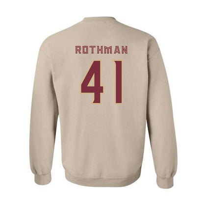 FSU - NCAA Beach Volleyball : Audrey Rothman - Replica Shersey Crewneck Sweatshirt-1