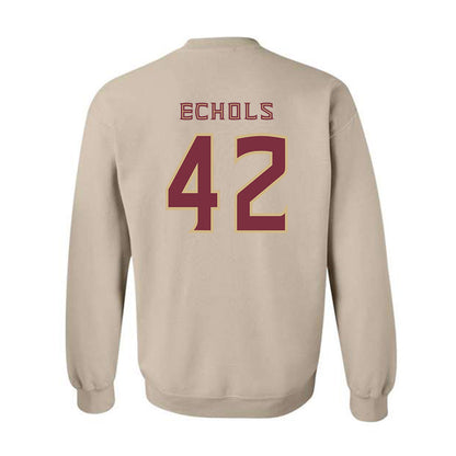 FSU - NCAA Baseball : Jake Echols - Replica Shersey Crewneck Sweatshirt-1