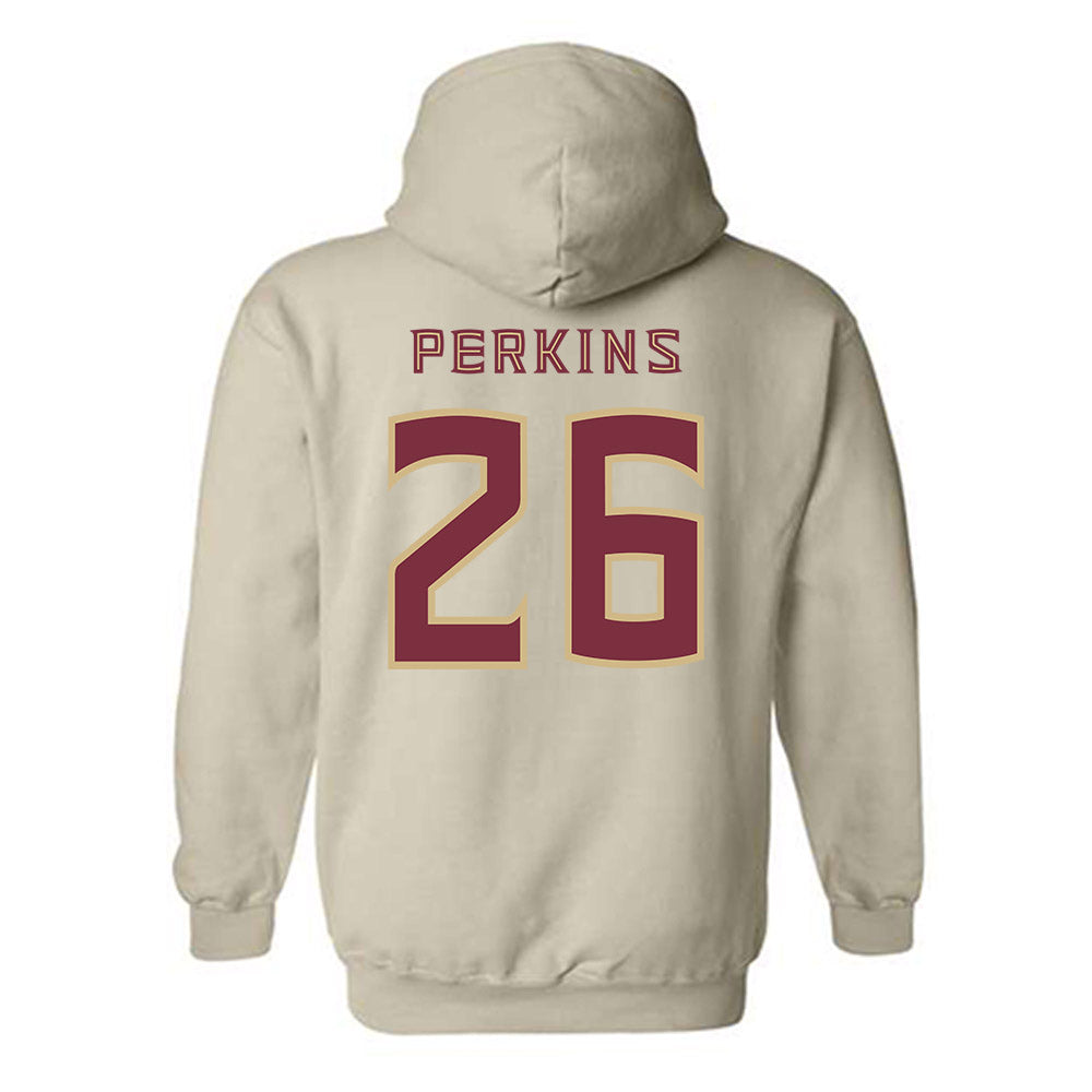 FSU - NCAA Women's Lacrosse : Brynn Perkins - Replica Shersey Hooded Sweatshirt-1