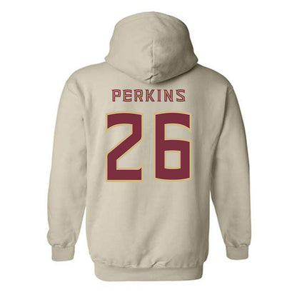 FSU - NCAA Women's Lacrosse : Brynn Perkins - Replica Shersey Hooded Sweatshirt-1