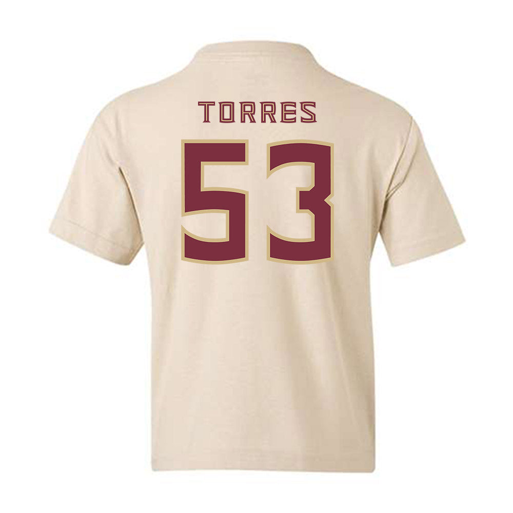 FSU - NCAA Football : Brandon Torres - Replica Shersey Youth T-Shirt-1