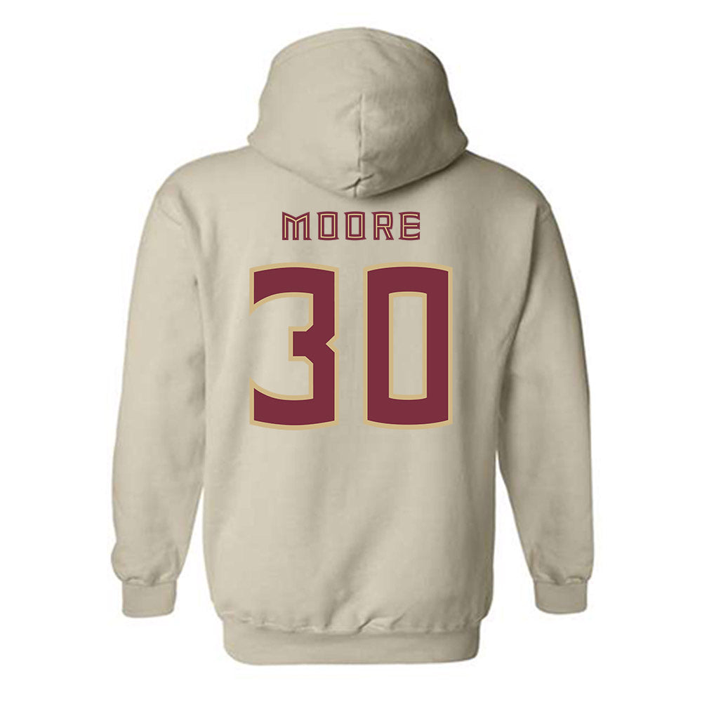 FSU - NCAA Baseball : Bryson Moore - Replica Shersey Hooded Sweatshirt-1