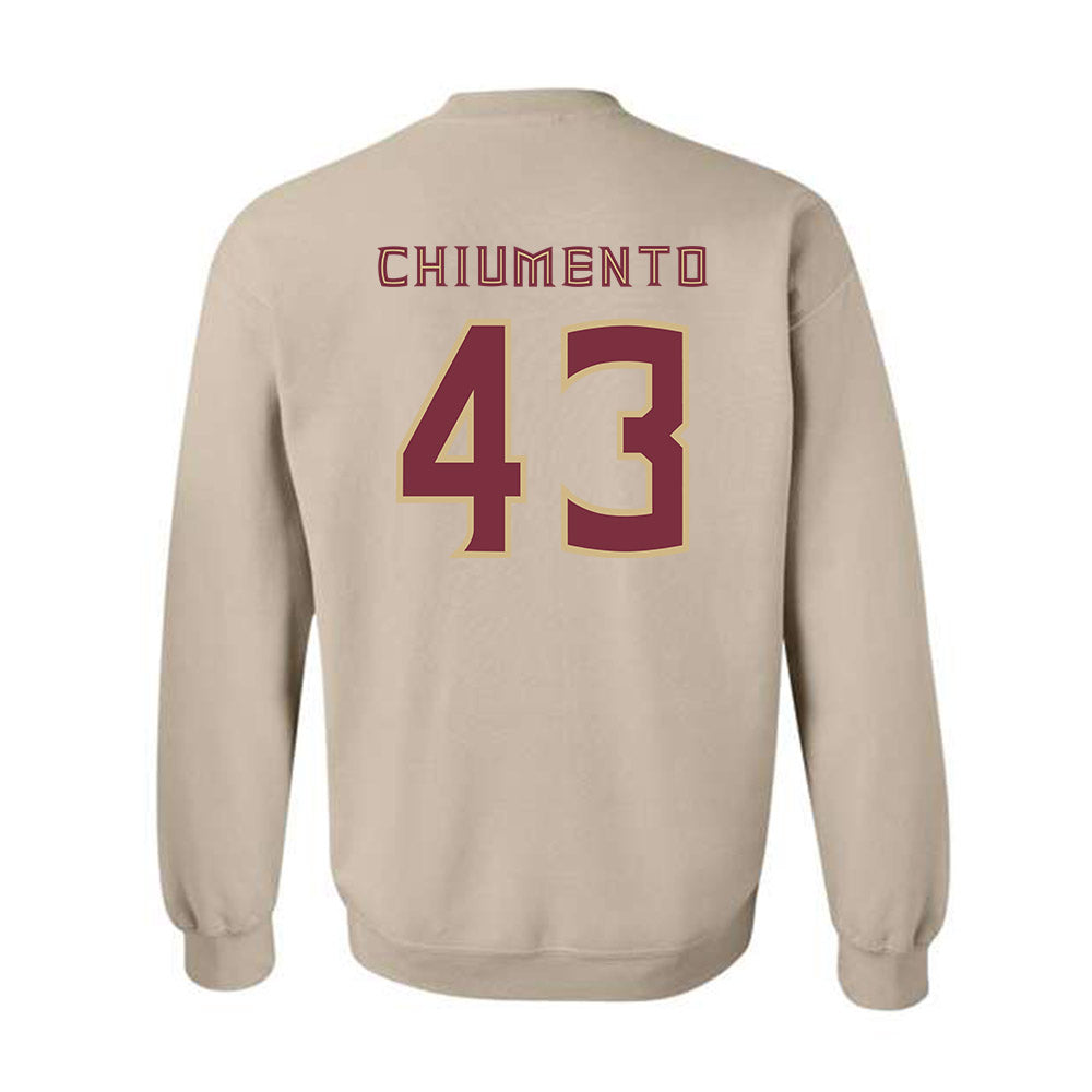 FSU - NCAA Football : Mac Chiumento - Replica Shersey Crewneck Sweatshirt-1