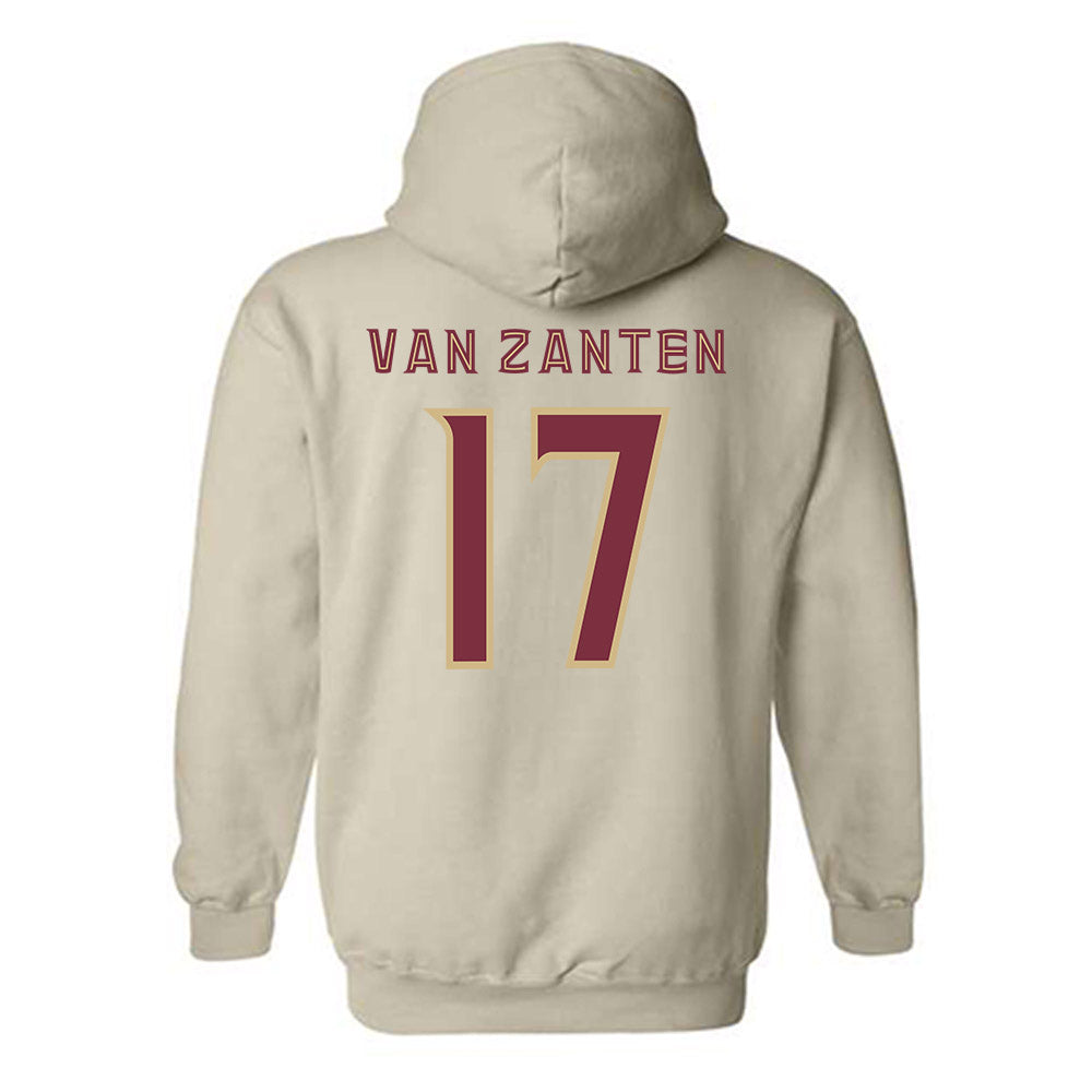 FSU - NCAA Women's Soccer : Amelia Van Zanten - Replica Shersey Hooded Sweatshirt-1