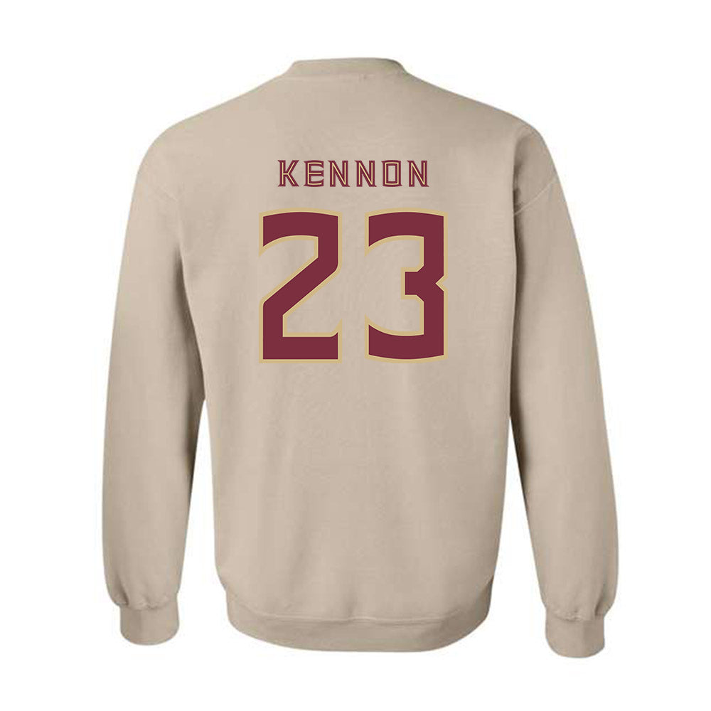 FSU - NCAA Football : Chauncey Kennon - Replica Shersey Crewneck Sweatshirt-1