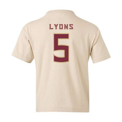 FSU - NCAA Football : Daniel Lyons - Replica Shersey Youth T-Shirt-1