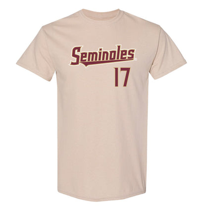FSU - NCAA Women's Lacrosse : Hadley Booth - Replica Shersey T-Shirt-0