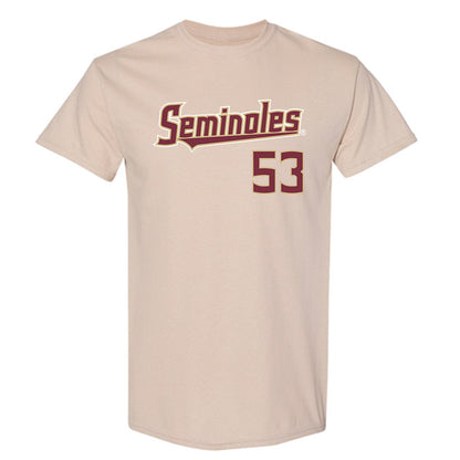 FSU - NCAA Baseball : Cam Odom - Replica Shersey T-Shirt-0