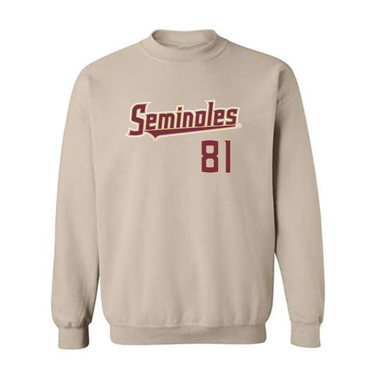 FSU - NCAA Football : Jonah Winston - Replica Shersey Crewneck Sweatshirt-0
