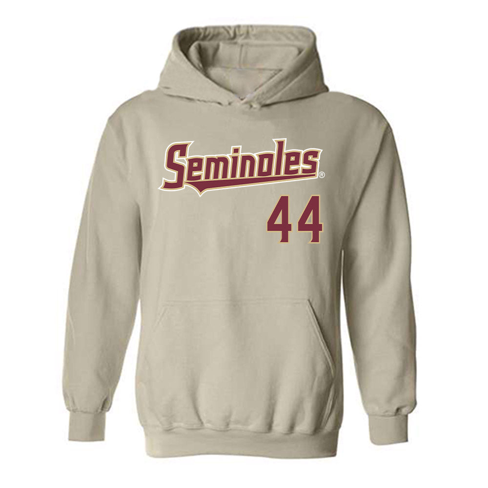 FSU - NCAA Softball : Isabella Ruggiero - Replica Shersey Hooded Sweatshirt-0